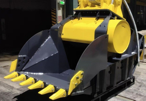 Bouw Rotsmachines Graafmachine-hulpstuk Ec460 Ec360 Ec290 Ec240 Ec210 Rotsbak van 2,7 cbm Standaard mijn Zwaar gebruik Hoge slijtvastheid