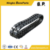 Minigraafmachine Rubberen rupsonderstel Machines Gesmeerde droge rupsbandschoen Assy Rupskettinggroep voor bulldozeronderdelen Km2561/49