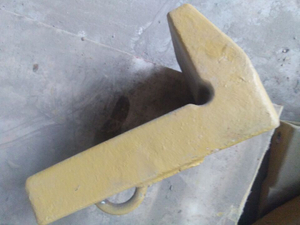 Graafmachine bucket slijtage onderdelen hakshiel f60 ls breedte a=200 mm