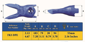 Feurst FK3 DPE Emmer Tijgertand