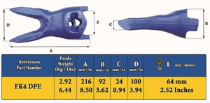 Feurst FK4 DPE Emmer Tijgertand