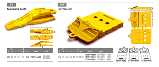 Lipbeschermer voor ladergraafmachine FC109-9082 109-9082